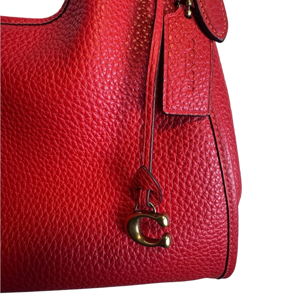 NWT Coach Vibrant Red Shoulder Bag - Picture 4 of 13